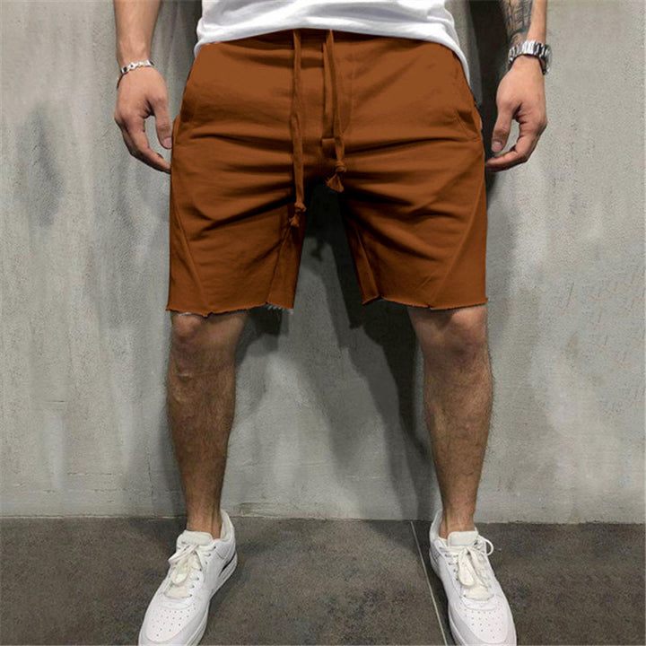Herrer afslappet Sweatshorts med justerbar snøre og sidelommer Stilla