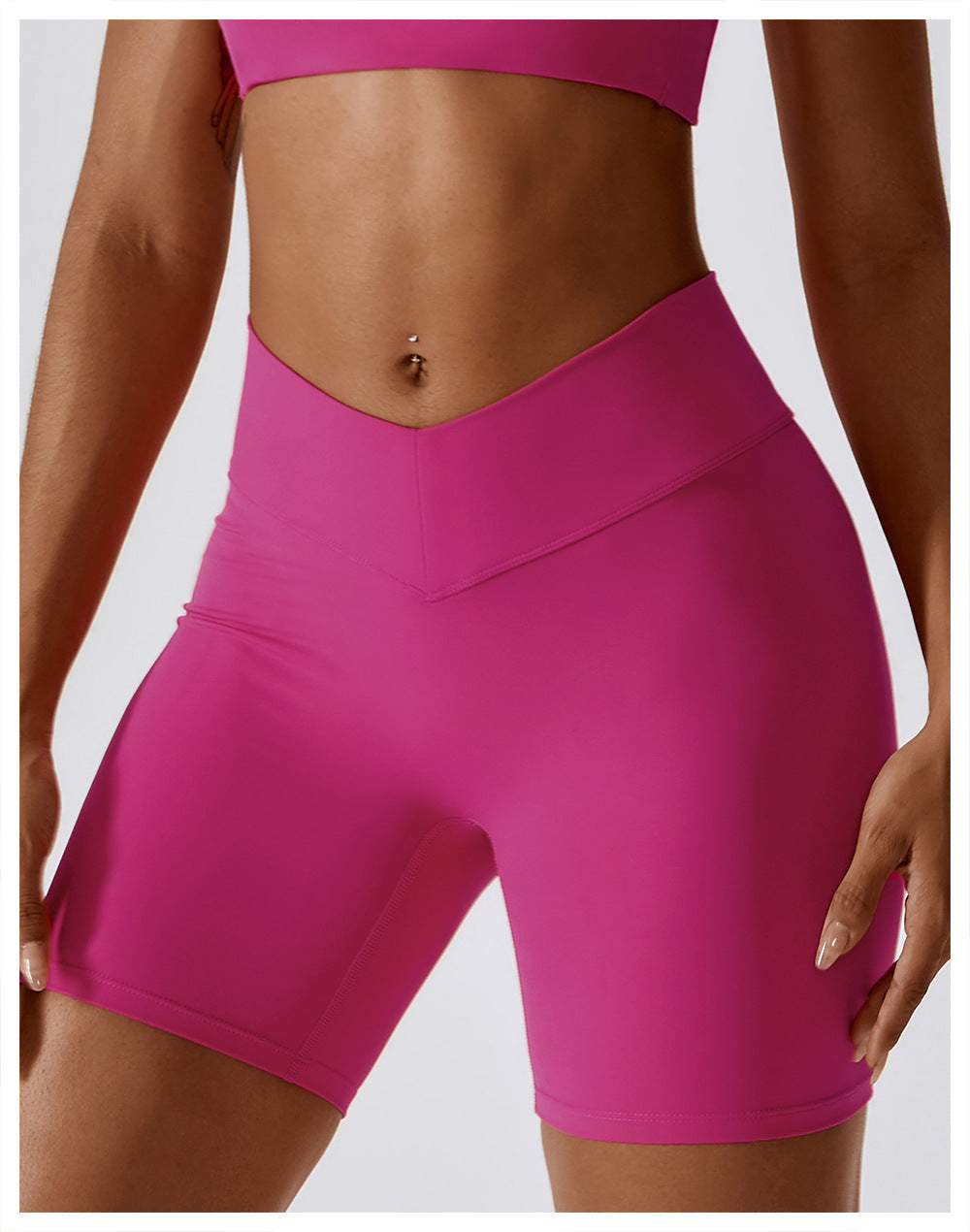 Stilla | Waist Nude Feel Tight Yoga Shorts Kvinder Hip Lift Slim Fit Fitness Og Løb Sports Shorts