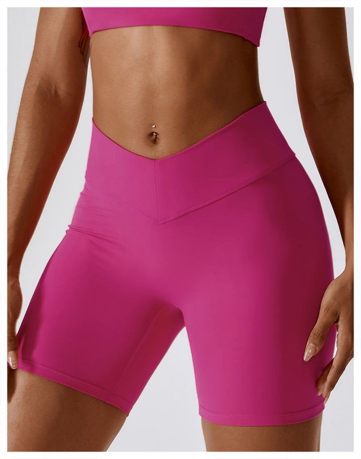 Stilla | Waist Nude Feel Tight Yoga Shorts Kvinder Hip Lift Slim Fit Fitness Og Løb Sports Shorts