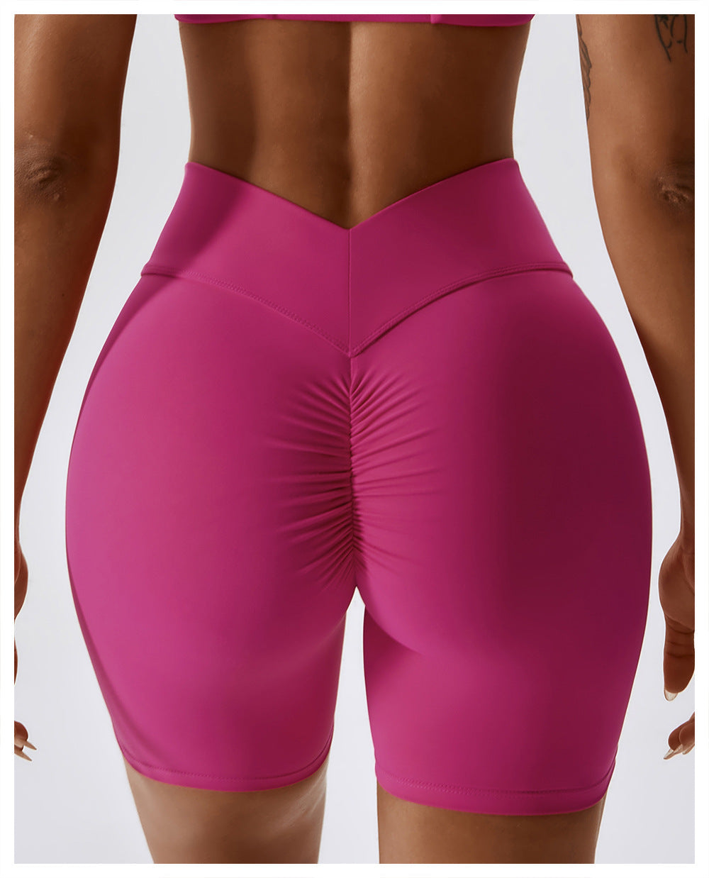 Stilla | Waist Nude Feel Tight Yoga Shorts Kvinder Hip Lift Slim Fit Fitness Og Løb Sports Shorts