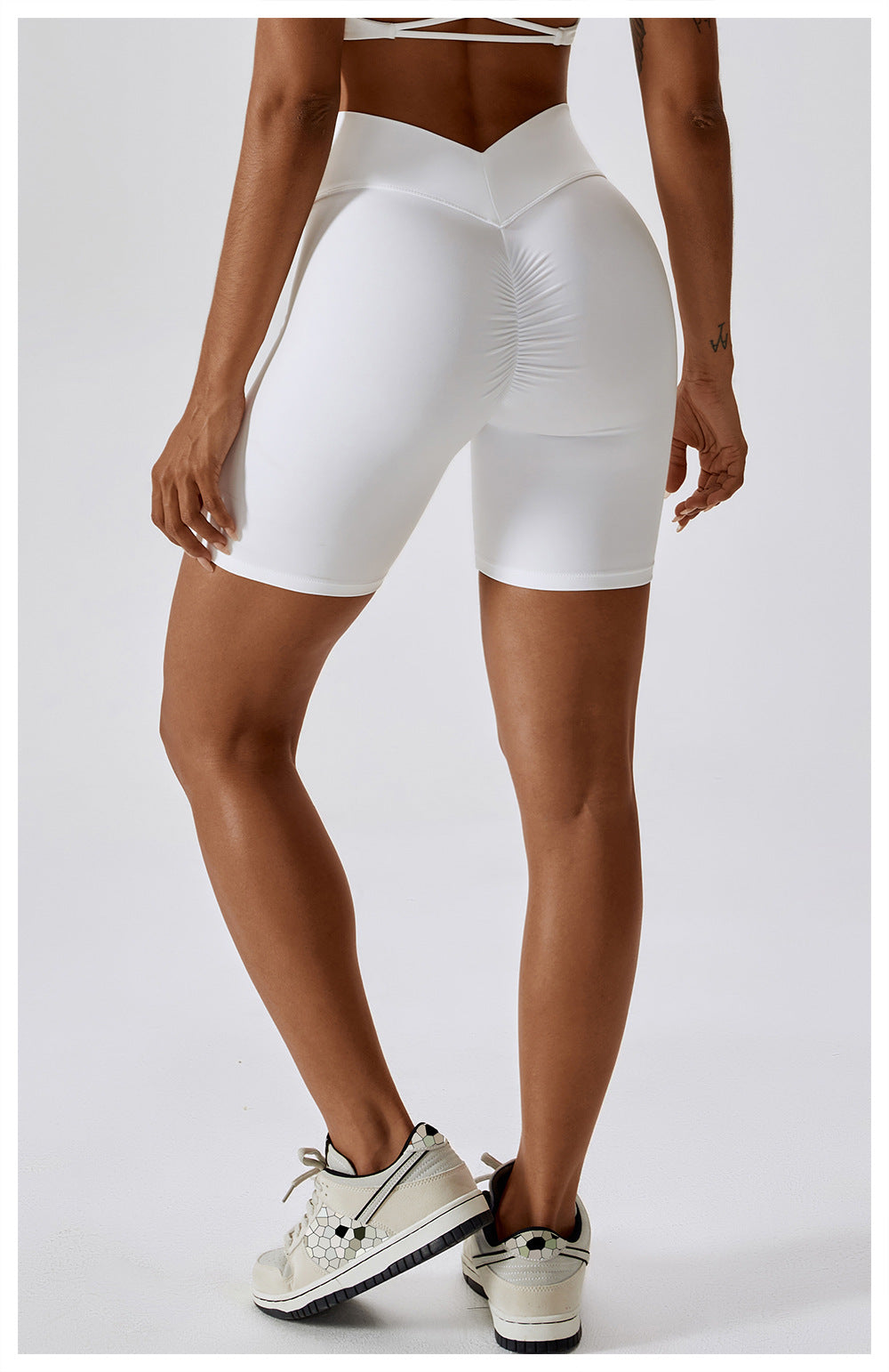 Stilla | Waist Nude Feel Tight Yoga Shorts Kvinder Hip Lift Slim Fit Fitness Og Løb Sports Shorts
