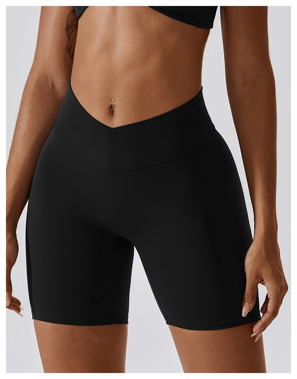Stilla | Waist Nude Feel Tight Yoga Shorts Kvinder Hip Lift Slim Fit Fitness Og Løb Sports Shorts