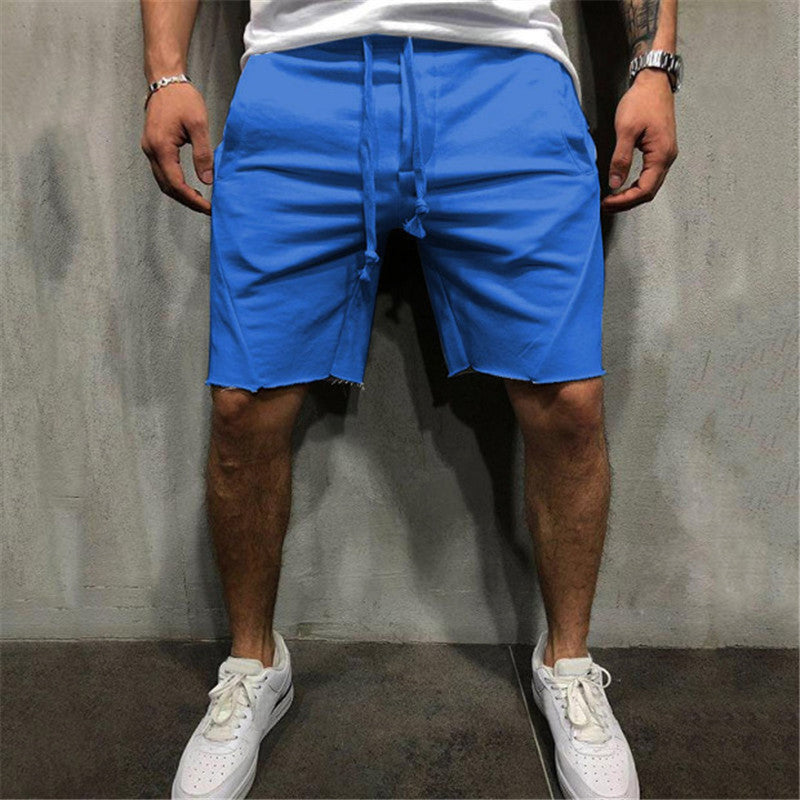 Herrer afslappet Sweatshorts med justerbar snøre og sidelommer Stilla