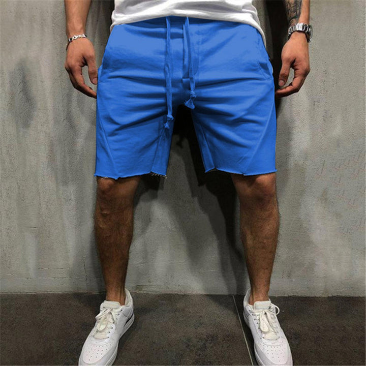 Herrer afslappet Sweatshorts med justerbar snøre og sidelommer Stilla