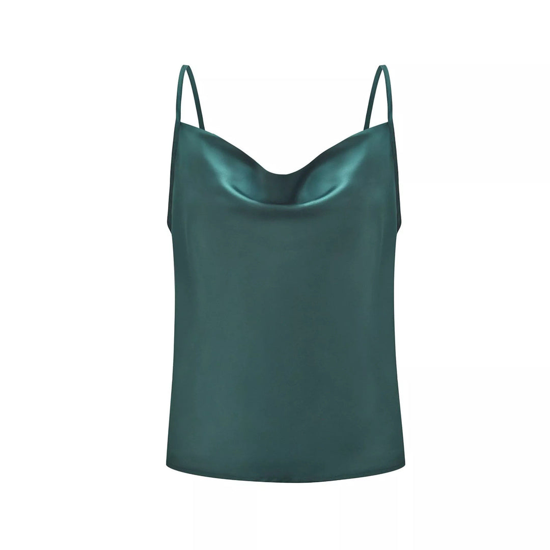 Damer Luksus Satin Spaghetti-top Stilla