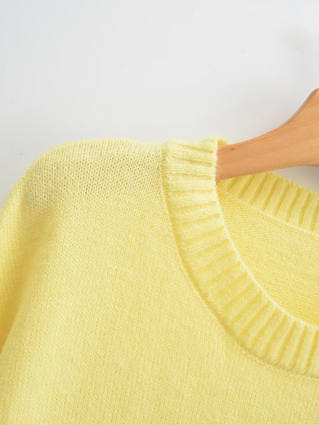 Stilla | Kvinder Tøj Ensfarvet Langærmet Blød Pullover Sweater