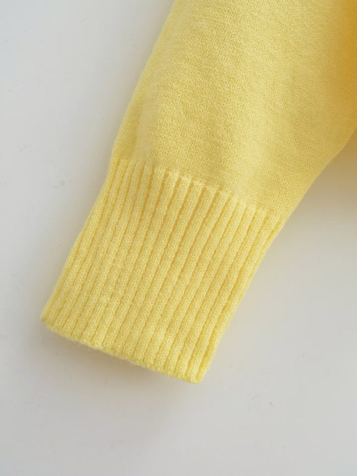 Stilla | Kvinder Tøj Ensfarvet Langærmet Blød Pullover Sweater
