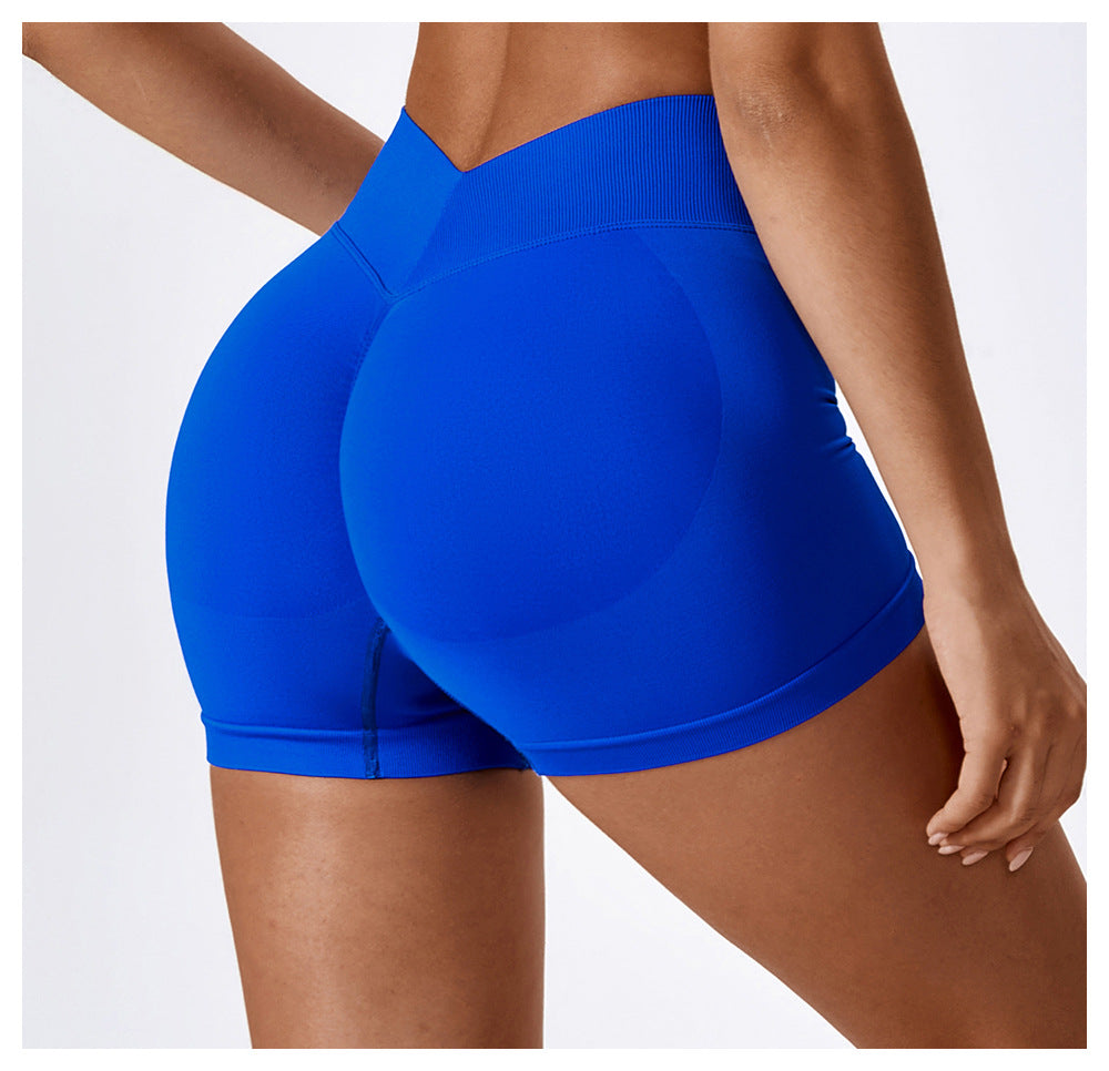Stilla | Høj Talje Yoga Shorts Mave Kontraherende Hip Raise Fitness Bukser