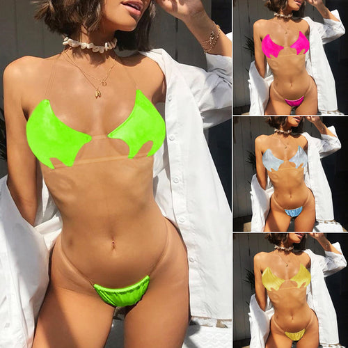 Dame Mikro-Bikini med unikke cut-out-detaljer Skovae