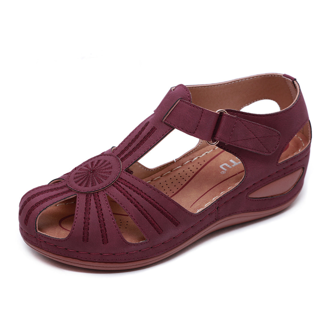 Dame Sandaler med moderigtig design og anatomisk fodseng Stilla