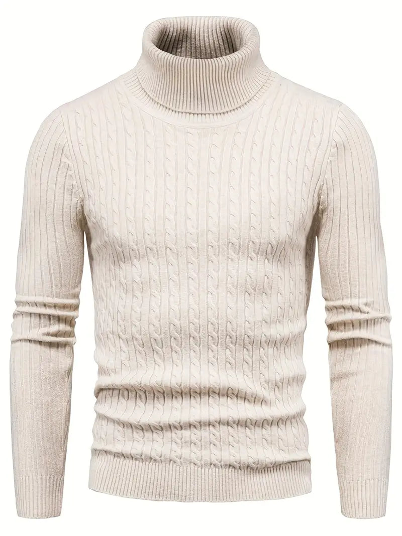 Stilla | Herresweater med højt halsudskæring