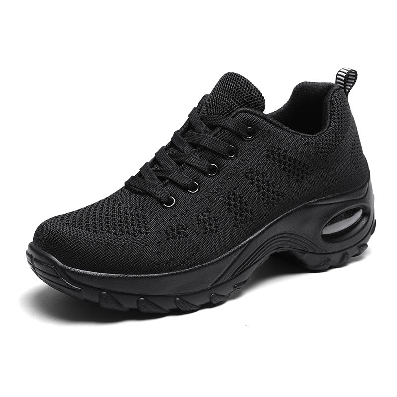 Damer nan åndbar striksneaker med luftpolster og plateau-sål Skovae