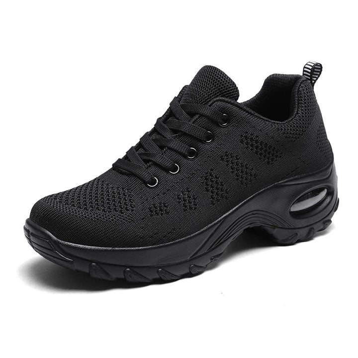 Damer nan åndbar striksneaker med luftpolster og plateau-sål Skovae