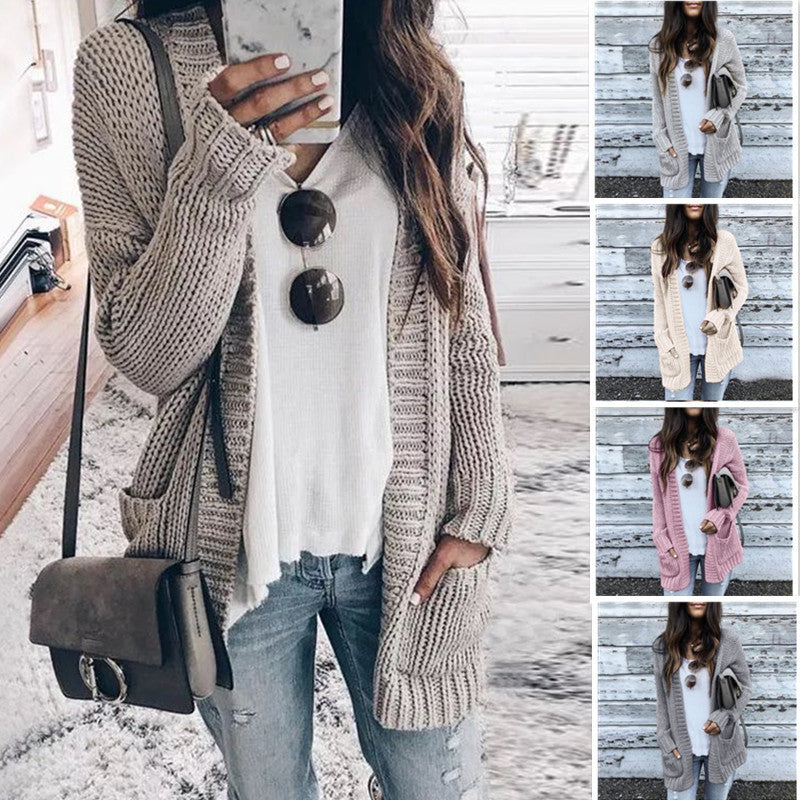 Kvinders cardigan i afslappet oversized stil Stilla