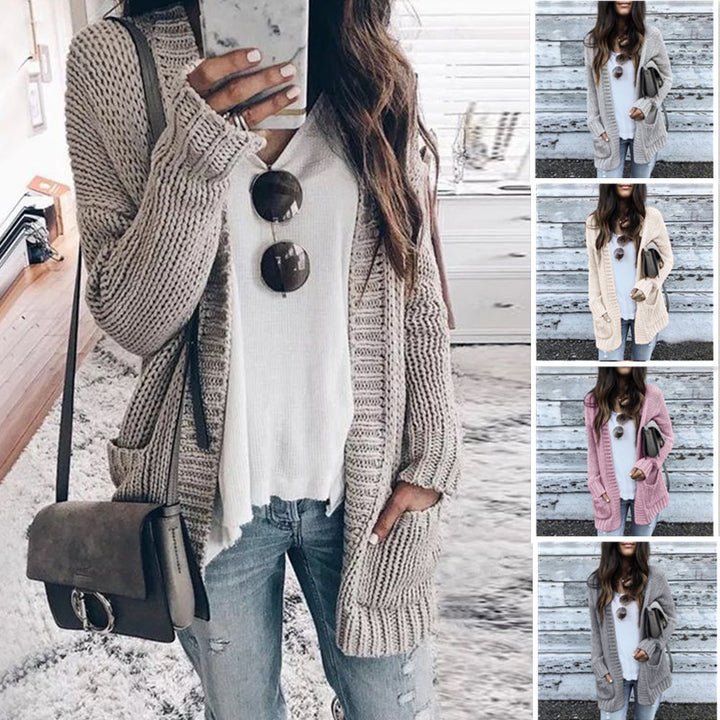 Kvinders cardigan i afslappet oversized stil Stilla