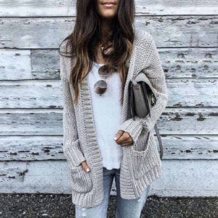 Kvinders cardigan i afslappet oversized stil Stilla