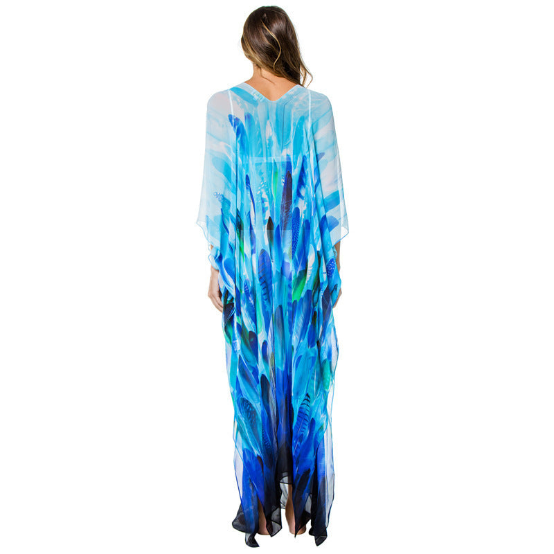 Dame badekåbe i Boho-stil Stilla