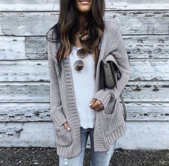 Kvinders cardigan i afslappet oversized stil Stilla