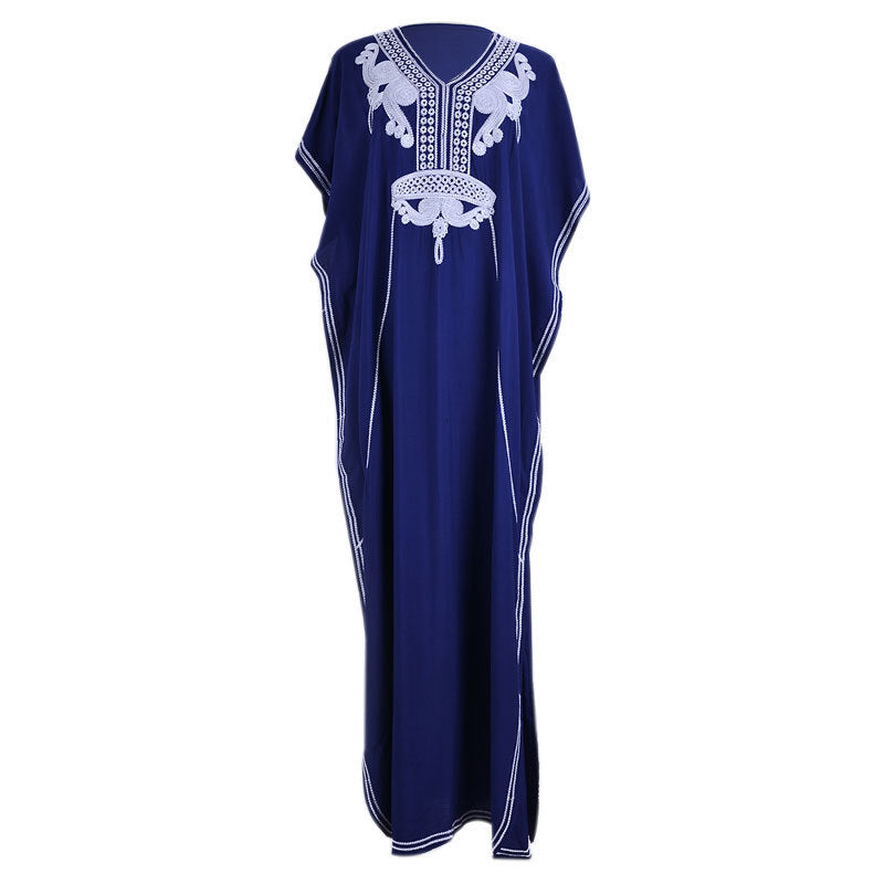 Dame Elegant Strandkaftan med kunstneriske broderier Stilla