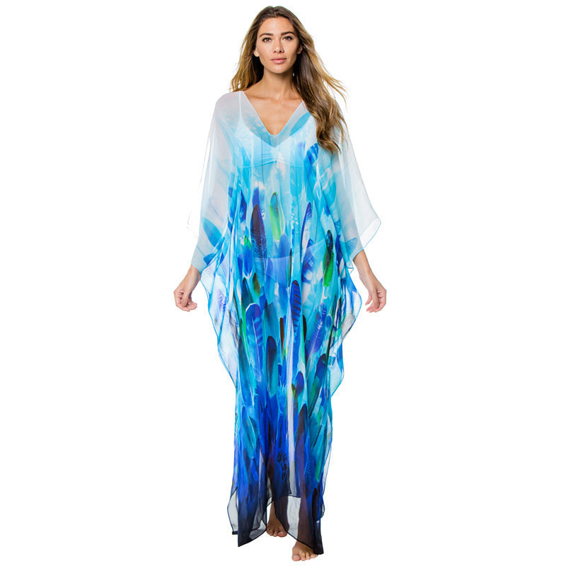 Dame badekåbe i Boho-stil Stilla