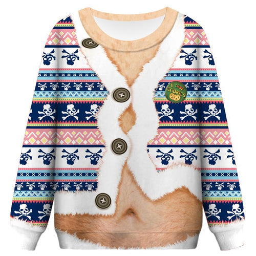 Dame julesweater med kreativ juledesign og hyggelig pasform Stilla
