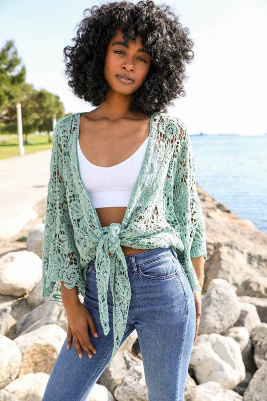 Stilla | Floral Petal Kimono Wrap