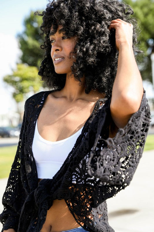 Stilla | Floral Petal Kimono Wrap