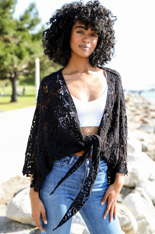 Stilla | Floral Petal Kimono Wrap