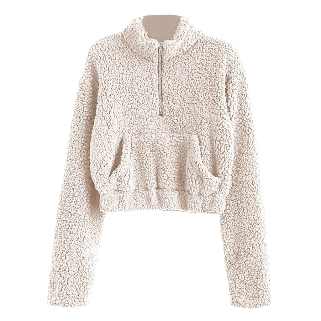 Kvinders hyggelige sweater med højt halsudskæring Stilla