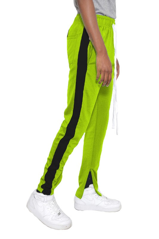Stilla | Stripe Ankel Lynlås Track Pants