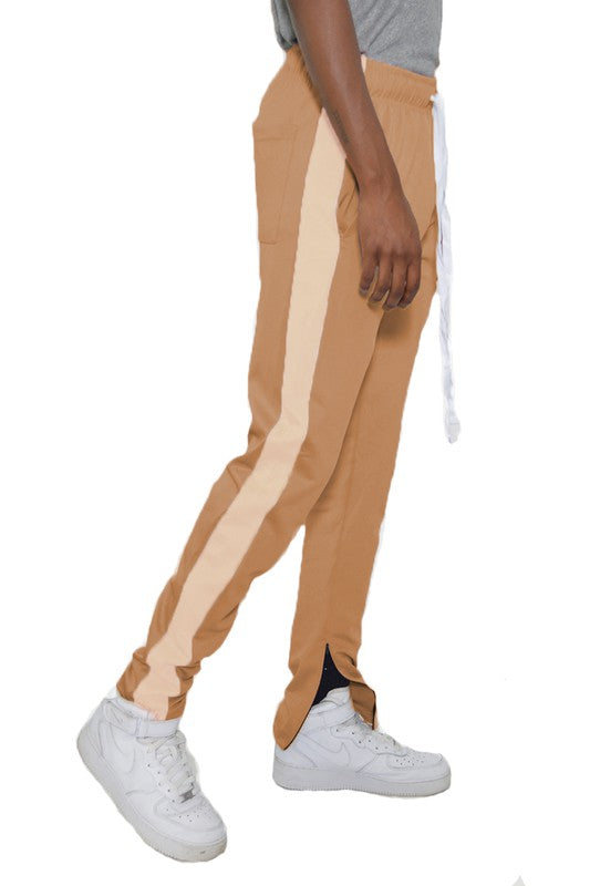 Stilla | Stripe Ankel Lynlås Track Pants