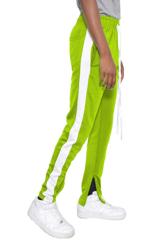 Stilla | Stripe Ankel Lynlås Track Pants