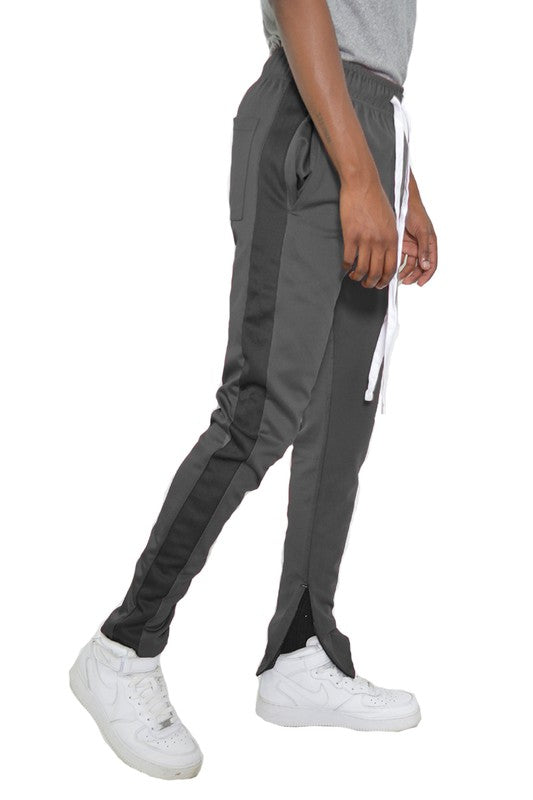 Stilla | Stripe Ankel Lynlås Track Pants