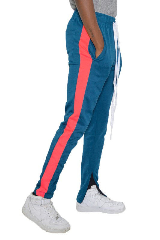 Stilla | Stripe Ankel Lynlås Track Pants