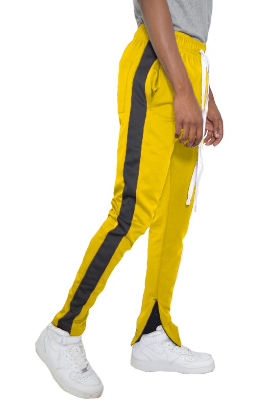 Stilla | Stripe Ankel Lynlås Track Pants