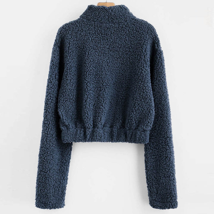 Kvinders hyggelige sweater med højt halsudskæring Stilla