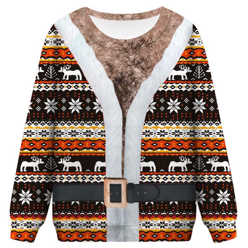 Dame julesweater med kreativ juledesign og hyggelig pasform Stilla