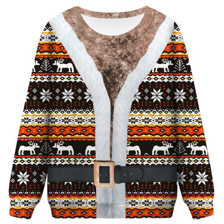 Dame julesweater med kreativ juledesign og hyggelig pasform Stilla