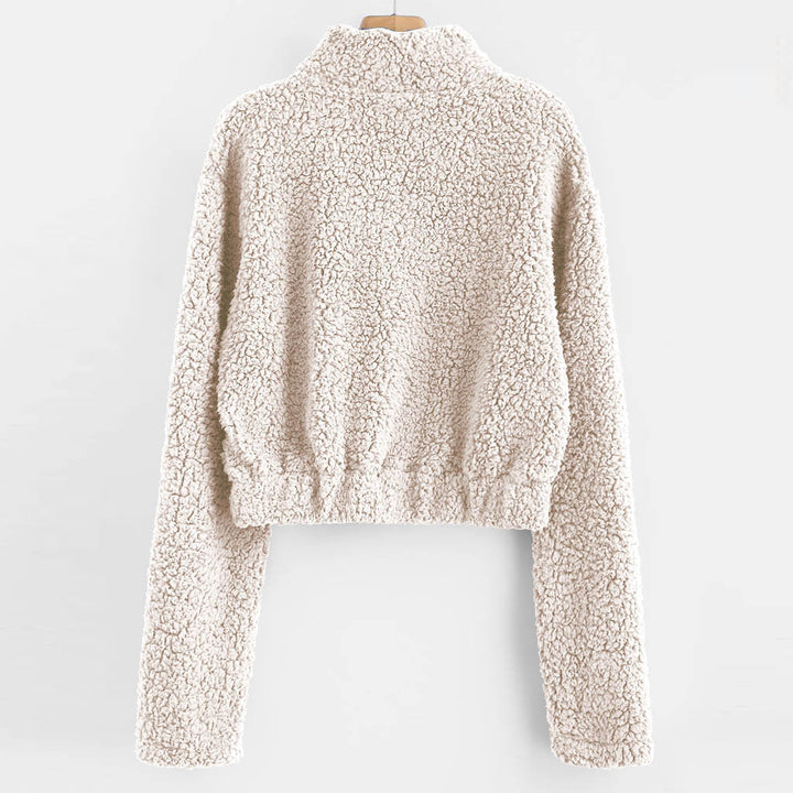 Kvinders hyggelige sweater med højt halsudskæring Stilla