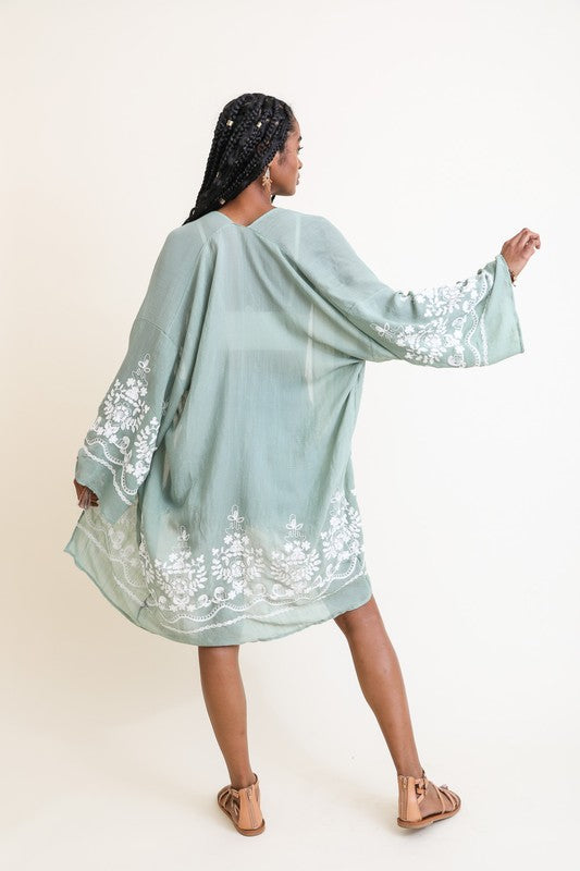 Stilla | Blomstervine Letvægts Kimono