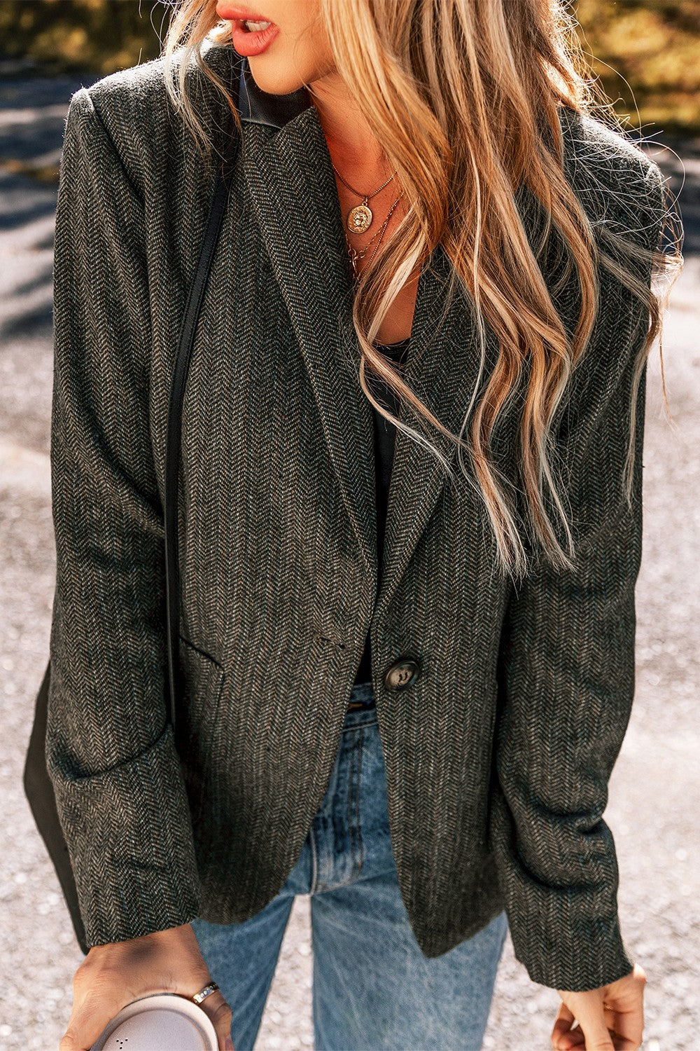 Stilla | Knappet Langærmet Blazer