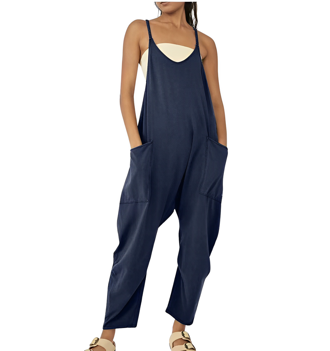 Stilla | Casual Jumpsuit Uden Ærmer med Lommer til Kvinder
