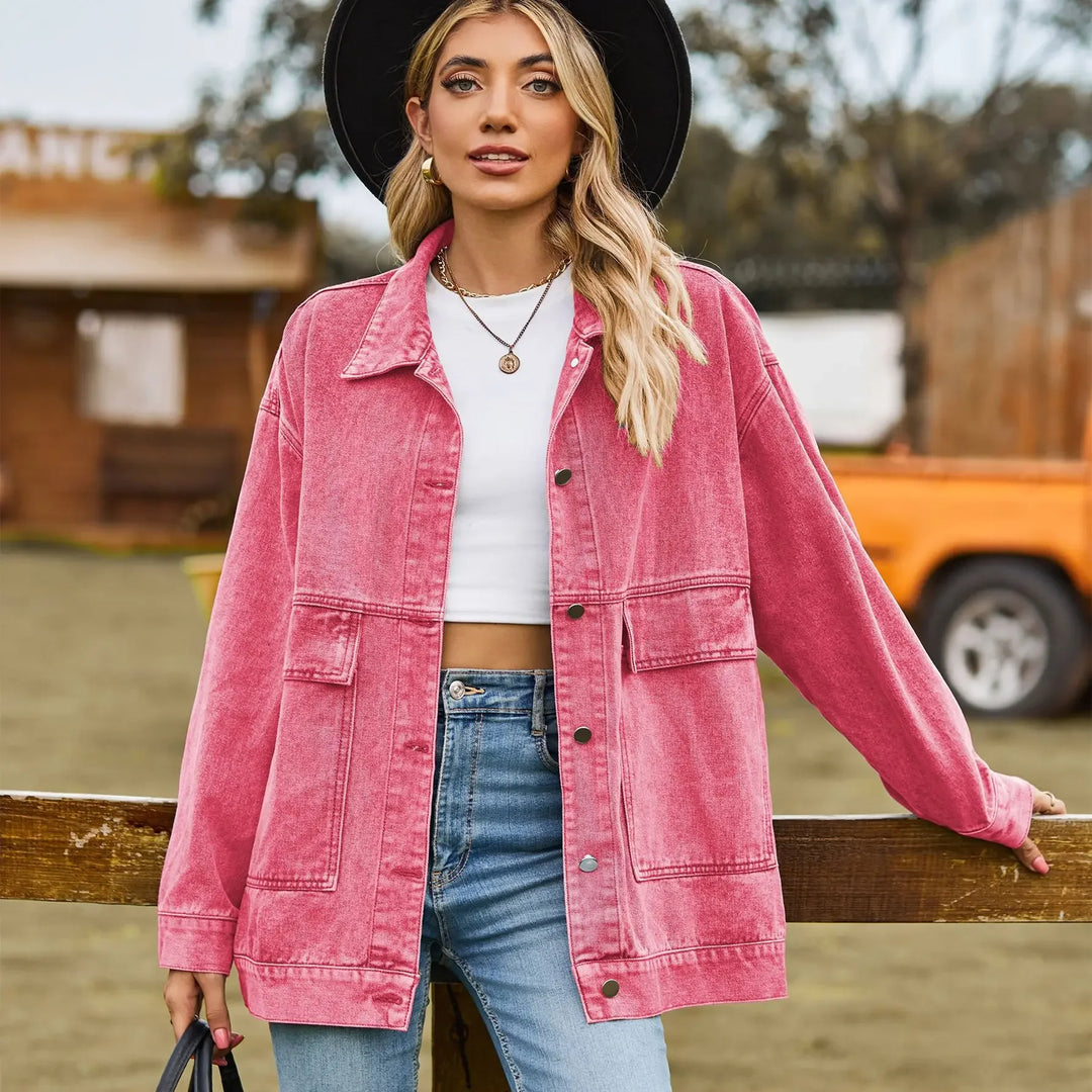 Stilla | Denimcharm Klassisk Vintage Denim Jakke til Dame