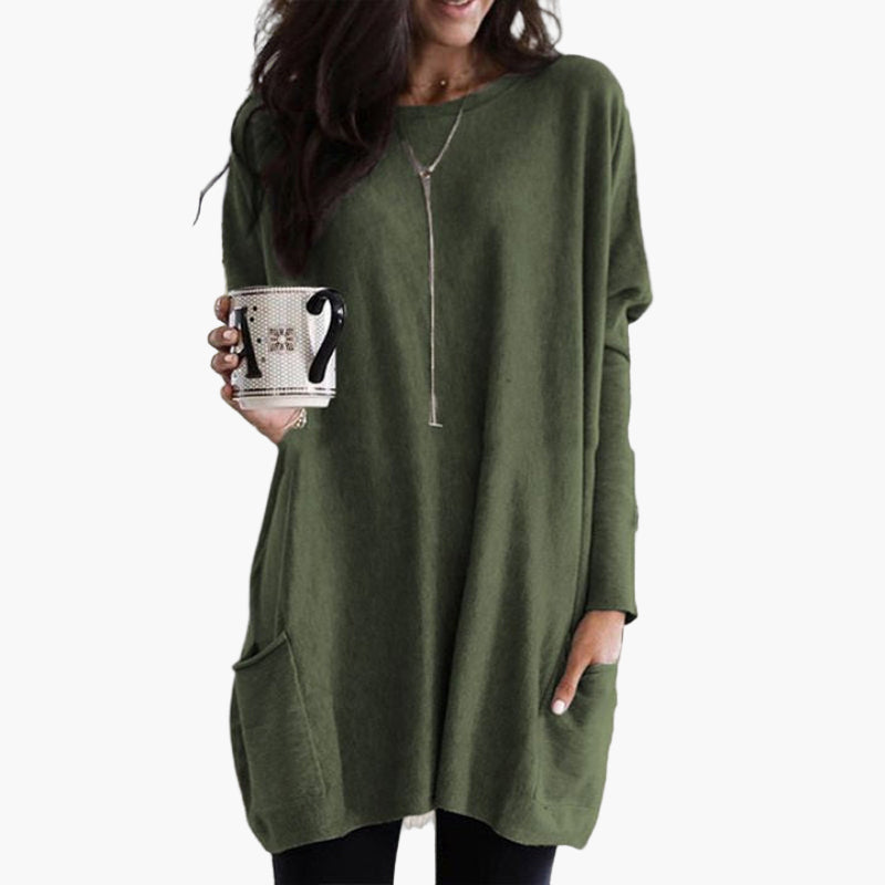 Stilla | Lang Sweater I Oversized Stil - Behagelig Casual Look til Efterår og Vinter