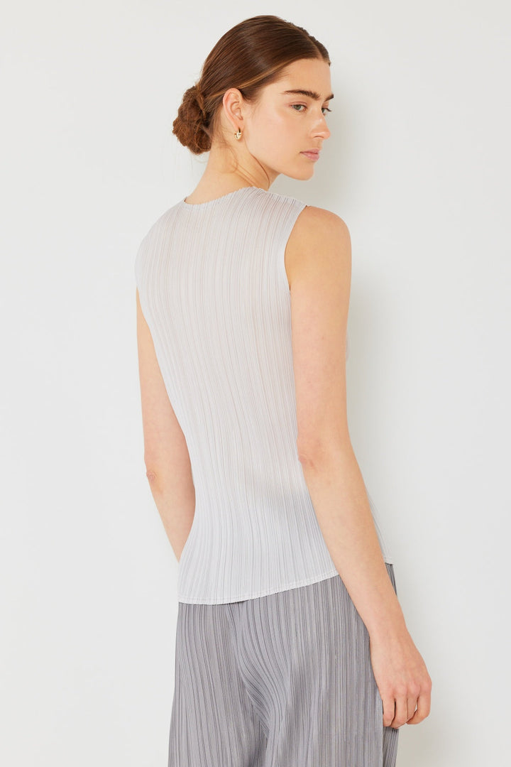 Stilla | West Swim Plisseret Uden Ærmer Crewneck Tank