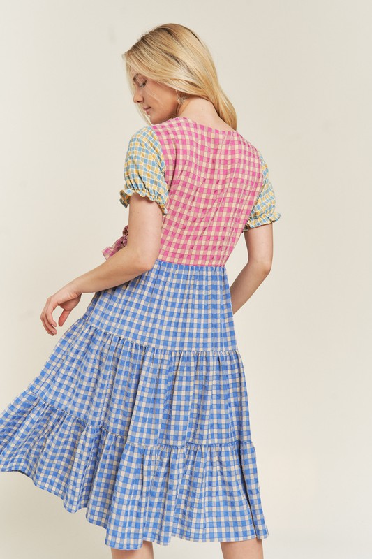 Stilla | Gingham Kjole