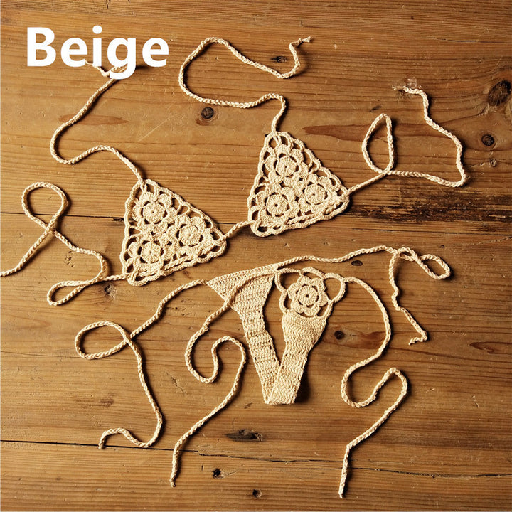 Dame Hæklet Bikini Sæt Stilla