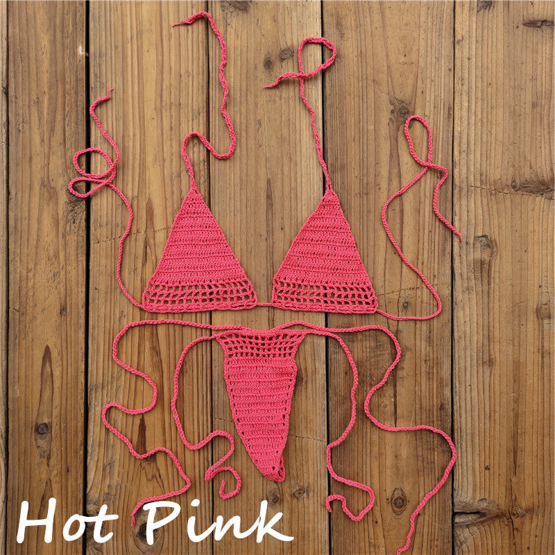 Dame håndlavet bikini med minimalistisk design Stilla