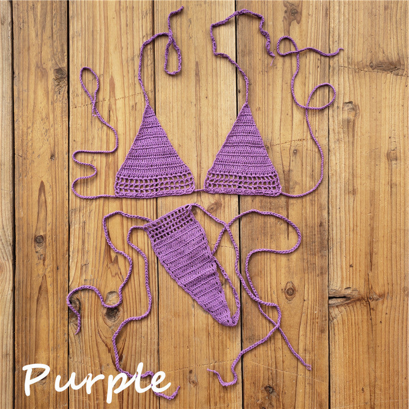 Dame håndlavet bikini med minimalistisk design Stilla