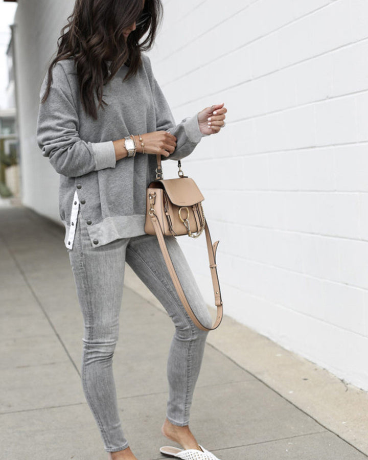 Kvinders sporty oversized sweater Stilla